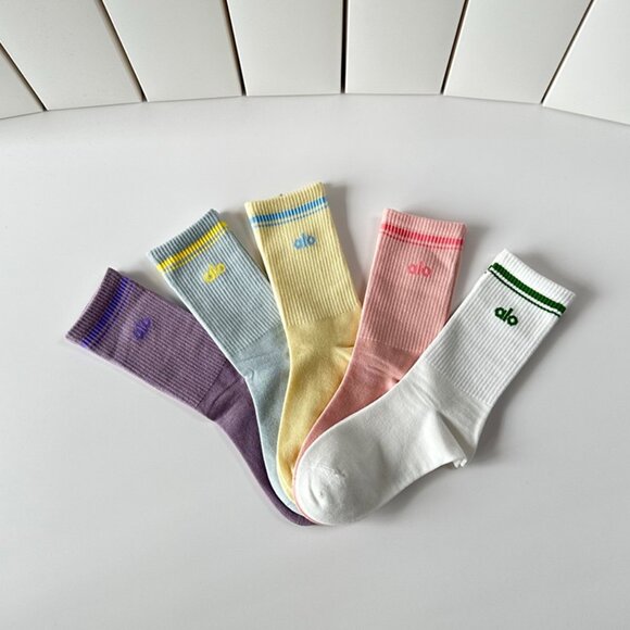 Alo Mid-Calf Socks - Picture 6 of 9